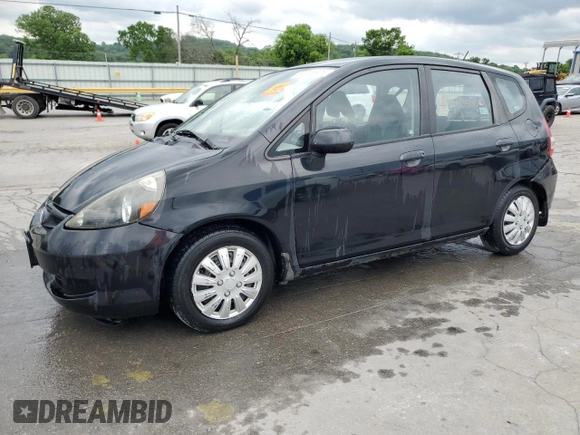 2008 Honda Fit with VIN JHMGD38458S004152, listed as a Copart auction lot 57236925 with 154,411 mi miles and Salvage title. Bid and sale history available at DreamBid. Image 1.