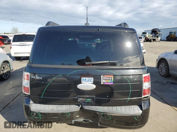 2012 Ford Flex SE with VIN 2FMGK5BCXCBD20972, listed as a Copart auction lot 45088295 with 103,500 mi miles and Salvage Title. Bid and sale history available at carsss.com. Image 6.