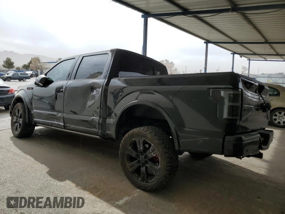 2017 Ford F-150 XL with VIN 1FTEW1EG4HFB50122, listed as a Copart auction lot 50935025 with 121,676 mi miles and Salvage Title. Bid and sale history available at carsss.com. Image 2.