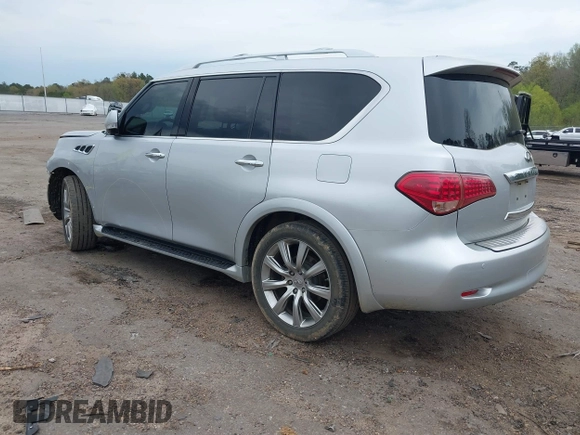2012 Infiniti QX56 8-passenger with VIN JN8AZ2NC5C9317396, listed as a IAAI auction lot 41879874 with 233,064 mi miles. Bid and sale history available at carsss.com. Image 3.