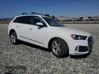 2020 Audi Q7 Premium with VIN WA1AXAF76LD013322, listed as a Copart auction lot 61510375 with 56,215 mi miles and Salvage title. Bid and sale history available at DreamBid. Image 4.