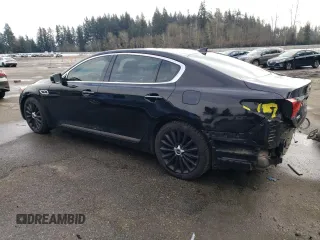 2015 Kia K900 Luxury with VIN KNALW4D46F6017436, listed as a Copart auction lot 44897925 with 63,506 mi miles and Salvage Title. Bid and sale history available at carsss.com. Image 2.