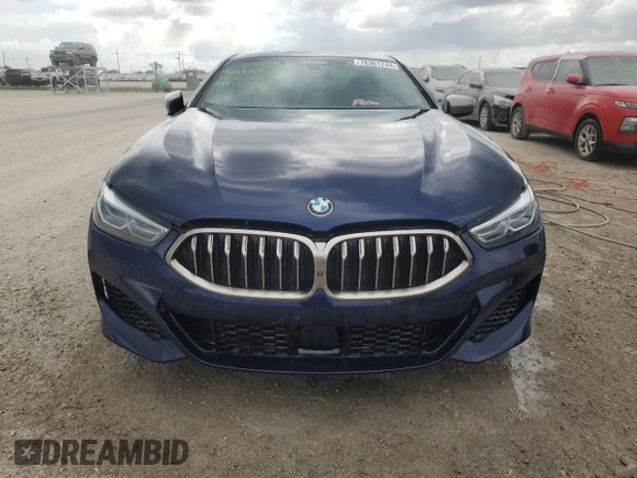 2019 BMW 8 Series M850i xDrive with VIN WBABC4C52KBU96213, listed as a Copart auction lot 76361744 with 25,219 mi miles and Non Repairable. Bid and sale history available at DreamBid. Image 5.