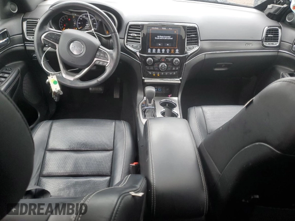 2021 Jeep Grand Cherokee Limited with VIN 1C4RJFBG2MC811336, listed as a Copart auction lot 55110895 with 37,317 mi miles and Salvage title. Bid and sale history available at DreamBid. Image 8.