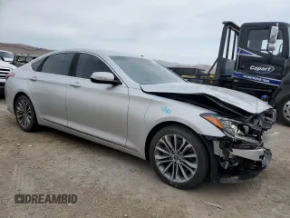 2017 Genesis G80 3.8L with VIN KMHGN4JE8HU209942, listed as a Copart auction lot 66025424 with 68,256 mi miles and Salvage Title. Bid and sale history available at carsss.com. Image 4.
