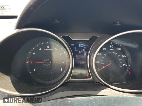 2014 Hyundai Veloster with VIN KMHTC6AD2EU215805, listed as a Copart auction lot 57909825 with 113,004 mi miles and Clean title. Bid and sale history available at DreamBid. Image 9.