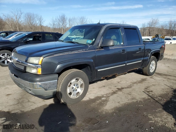2005 Chevrolet Silverado 1500 Z71 with VIN 2GCEK13T951168856, listed as a Copart auction lot 48211715 with 162,568 mi miles and Clean Title. Bid and sale history available at carsss.com. Image 1.