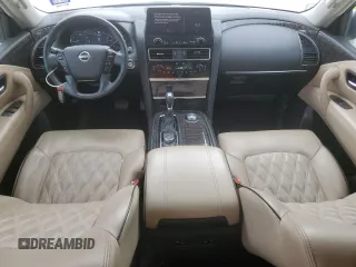 2021 Nissan Armada Platinum with VIN JN8AY2DBXM9791048, listed as a Copart auction lot 50686825 with 129,657 mi miles and Clean title. Bid and sale history available at DreamBid. Image 8.
