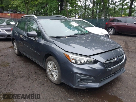 2017 Subaru Impreza Premium with VIN 4S3GTAB68H3712411, listed as a IAAI auction lot 42503350 with 206,967 mi miles and . Bid and sale history available at DreamBid. Image 1.