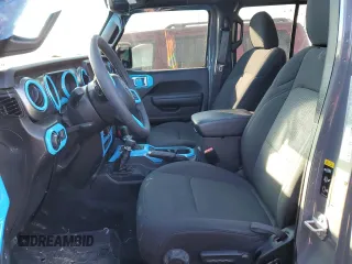 2023 Jeep Wrangler Sport S with VIN 1C4HJXDG3PW615858, listed as a Copart auction lot 85537124 with 16,718 mi miles and Salvage Title. Bid and sale history available at DreamBid. Image 7.