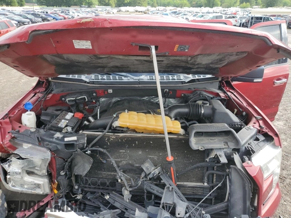2015 Ford F-150 XLT with VIN 1FTEW1EG8FKE33918, listed as a Copart auction lot 60972635 with 258,002 mi miles and Salvage title. Bid and sale history available at DreamBid. Image 11.