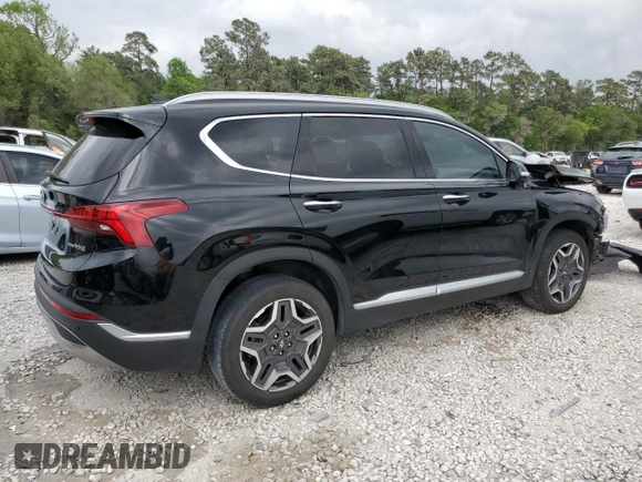 2021 Hyundai Santa Fe Hybrid Limited with VIN KM8S5DA11MU013536, listed as a Copart auction lot 47082334 with 48,746 mi miles and Clean Title. Bid and sale history available at carsss.com. Image 3.