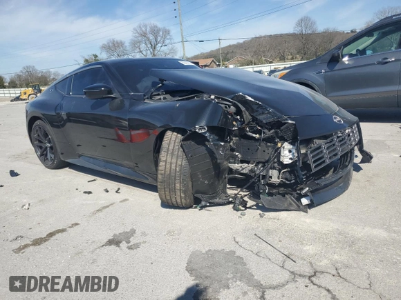 2024 Nissan Z Performance with VIN JN1BZ4BH6RM367552, listed as a Copart auction lot 60036675 with 463 mi miles and Salvage title. Bid and sale history available at DreamBid. Image 4.