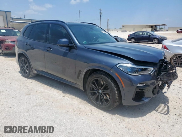 2021 BMW X5 xDrive40i z VIN 5UXCR6C01M9E82286, wystawiony jako Copart lot #60260035 z przebiegiem Nie podano mil oraz Szkoda całkowita • Salvage title. Historia ofert i sprzedaży dostępna na DreamBid. Obrazek 4.