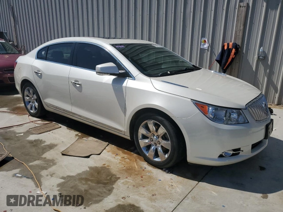 2010 Buick LaCrosse CXL with VIN 1G4GC5EG3AF172378, listed as a Copart auction lot 48846235 with 124,253 mi miles and Salvage Title. Bid and sale history available at DreamBid. Image 4.