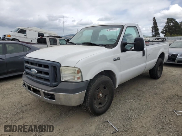 2006 Ford F-350 XL with VIN 1FTSF305X6EC68845, listed as a Copart auction lot 54067395 with 297,762 mi miles and Clean Title. Bid and sale history available at DreamBid. Image 1.