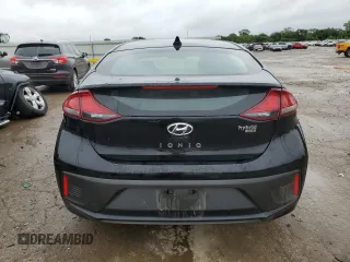 2019 Hyundai Ioniq Blue with VIN KMHC65LC7KU137684, listed as a Copart auction lot 58597025 with 53,010 mi miles and Salvage title. Bid and sale history available at DreamBid. Image 6.