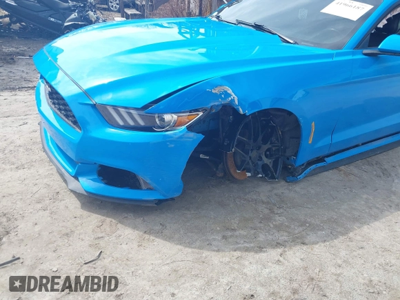 2017 Ford Mustang EcoBoost with VIN 1FA6P8TH4H5252604, listed as a IAAI auction lot 41966187 with 57,223 mi miles and . Bid and sale history available at DreamBid. Image 6.