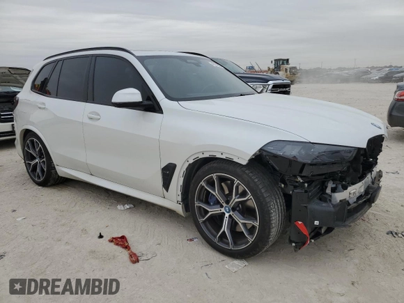 2024 BMW X5 xDrive50e with VIN 5UX43EU08R9S61979, listed as a Copart auction lot 46272895 with 8,303 mi miles and Salvage Title. Bid and sale history available at carsss.com. Image 4.