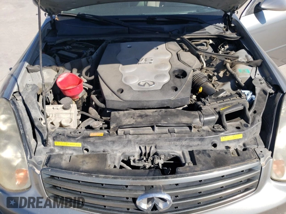 2006 Infiniti G35 with VIN JNKCV51EX6M518347, listed as a Copart auction lot 72001394 with 242,188 mi miles and Salvage Title. Bid and sale history available at DreamBid. Image 11.