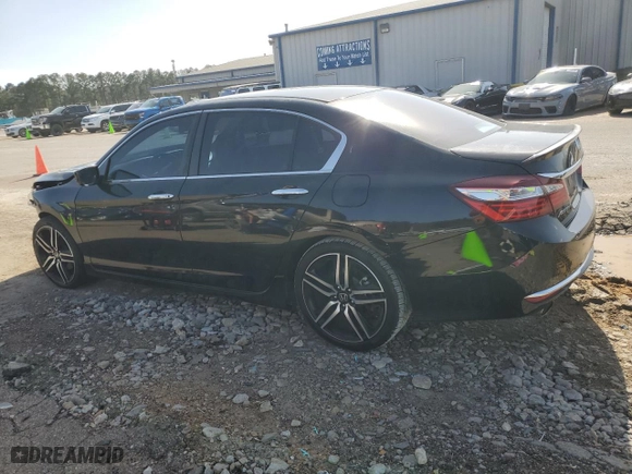 2017 Honda Accord Sedan Sport with VIN 1HGCR2F51HA257225, listed as a Copart auction lot 48230165 with 94,768 mi miles and Salvage Title. Bid and sale history available at carsss.com. Image 2.