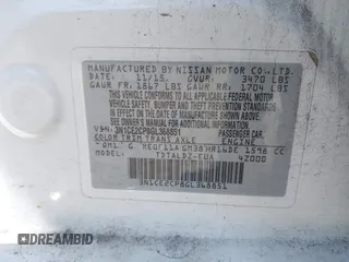 2016 Nissan Note SV with VIN 3N1CE2CP8GL368851, listed as a IAAI auction lot 42110761 with 119,810 mi miles and . Bid and sale history available at DreamBid. Image 9.