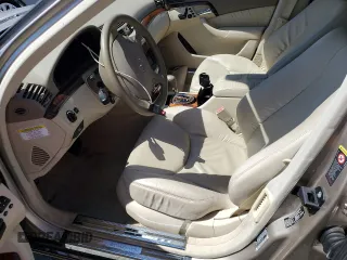 2005 Mercedes-Benz S 500 with VIN WDBNG84J75A445404, listed as a Copart auction lot 58842965 with 57,153 mi miles and Salvage title. Bid and sale history available at DreamBid. Image 7.