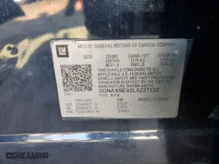 2020 Chevrolet Equinox LS with VIN 2GNAXSEV2L6227113, listed as a Copart auction lot 53385645 with 103,844 mi miles and Salvage Title. Bid and sale history available at carsss.com. Image 13.
