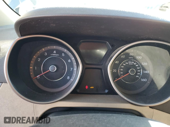 2011 Hyundai Elantra GLS with VIN 5NPDH4AE2BH035365, listed as a Copart auction lot 46697255 with 0 mi miles and Salvage Title. Bid and sale history available at carsss.com. Image 9.