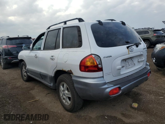2004 Hyundai Santa Fe GLS with VIN KM8SC13D04U682926, listed as a Copart auction lot 53651575 with 182,317 mi miles and Salvage Title. Bid and sale history available at DreamBid. Image 2.