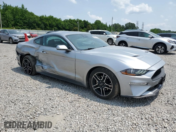 2021 Ford Mustang EcoBoost with VIN 1FA6P8TH8M5116860, listed as a Copart auction lot 59227495 with 66,207 mi miles and Salvage title. Bid and sale history available at DreamBid. Image 4.
