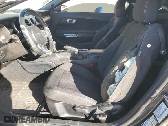 2020 Ford Mustang EcoBoost with VIN 1FA6P8TH8L5173297, listed as a Copart auction lot 44073905 with 53,020 mi miles and Salvage Title. Bid and sale history available at carsss.com. Image 7.