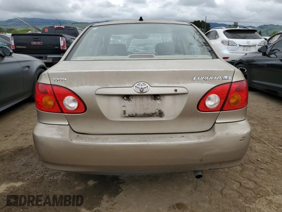 2004 Toyota Corolla CE with VIN 1NXBR32E54Z194835, listed as a Copart auction lot 52979495 with 299,999 mi miles and Clean Title. Bid and sale history available at DreamBid. Image 6.