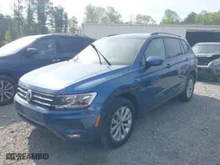 2018 Volkswagen Tiguan S with VIN 3VV0B7AXXJM018455, listed as a IAAI auction lot 41979115 with 92,104 mi miles. Bid and sale history available at carsss.com. Image 14.