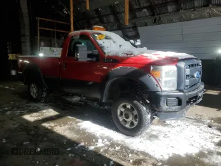 2011 Ford F-350 XL with VIN 1FTRF3B6XBEB58330, listed as a Copart auction lot 46104375 with 125,438 mi miles and Clean title. Bid and sale history available at DreamBid. Image 4.
