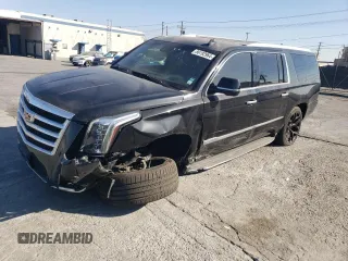 2018 Cadillac Escalade ESV Luxury z VIN 1GYS3HKJ5JR332110, wystawiony jako Copart lot #86192964 z przebiegiem 102 309 mil mil oraz Czysty tytuł • Clean title. Historia ofert i sprzedaży dostępna na DreamBid. Obrazek 1.