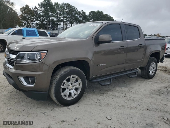 2017 Chevrolet Colorado 2WD LT with VIN 1GCGSCEN7H1181005, listed as a Copart auction lot 79409744 with 75,924 mi miles and Salvage Title. Bid and sale history available at carsss.com. Image 1.