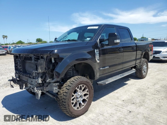 2020 Ford F-250 XL with VIN 1FT8W2BT6LEE68603, listed as a Copart auction lot 56528725 with 171,846 mi miles and Salvage title. Bid and sale history available at DreamBid. Image 1.