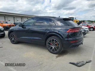 2020 Audi Q8 Prestige z VIN WA1FVAF16LD005292, wystawiony jako Copart lot #57674325 z przebiegiem 62 874 mil mil oraz Szkoda całkowita • Salvage title. Historia ofert i sprzedaży dostępna na DreamBid. Obrazek 2.