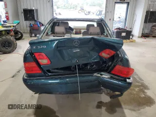 1998 Mercedes-Benz E-Class with VIN WDBJF65F6WA590094, listed as a Copart auction lot 72751984 with 196,048 mi miles and Salvage Title. Bid and sale history available at carsss.com. Image 6.
