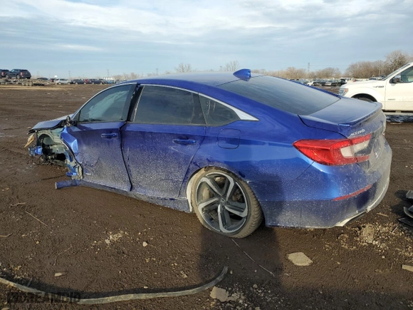 2019 Honda Accord Sedan Sport 1.5T with VIN 1HGCV1F32KA100119, listed as a Copart auction lot 45907395 with 77,765 mi miles and Salvage Title. Bid and sale history available at carsss.com. Image 2.