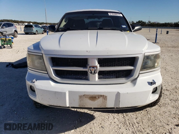 2011 Ram Dakota Bighorn/Lonestar with VIN 1D7RE3BKXBS606606, listed as a Copart auction lot 81838074 with 189,731 mi miles and Salvage Title. Bid and sale history available at carsss.com. Image 5.
