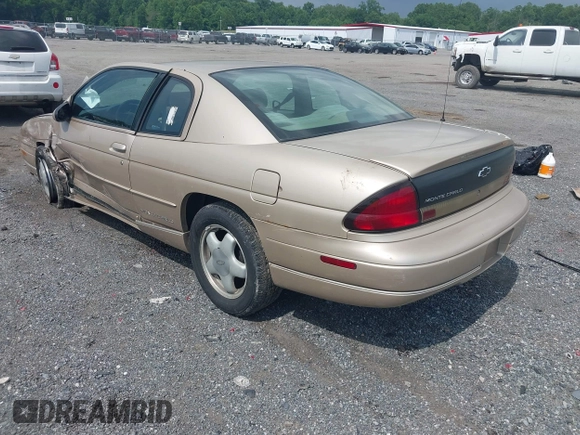 1999 Chevrolet Monte Carlo LS with VIN 2G1WW12M2X9163157, listed as a IAAI auction lot 42611711 with 172,723 mi miles and . Bid and sale history available at DreamBid. Image 3.