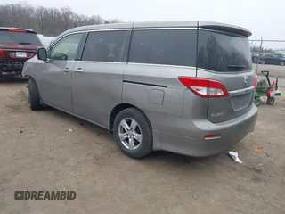 2012 Nissan Quest SL with VIN JN8AE2KP0C9045679, listed as a IAAI auction lot 41802148 with 165,105 mi miles and . Bid and sale history available at carsss.com. Image 3.