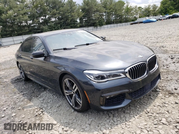 2016 BMW 7 Series 750i xDrive with VIN WBA7F2C5XGG418225, listed as a Copart auction lot 54860623 with 76,980 mi miles and . Bid and sale history available at DreamBid. Image 4.