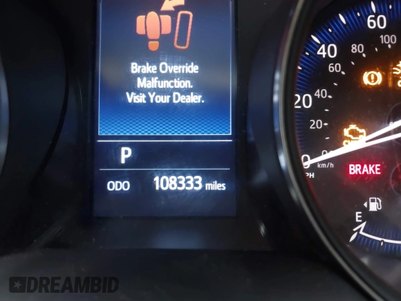 2020 Toyota C-HR LE with VIN JTNKHMBX6L1074648, listed as a IAAI auction lot 41528945 with 108,333 mi miles. Bid and sale history available at carsss.com. Image 15.