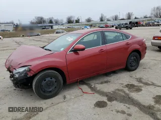 2009 Mazda 6 i Sport with VIN 1YVHP81A195M20008, listed as a Copart auction lot 44801775 with 182,242 mi miles and Salvage Title. Bid and sale history available at carsss.com. Image 1.