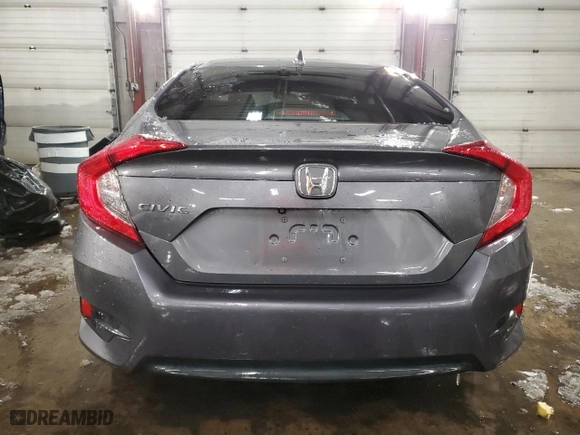 2018 Honda Civic Sedan EX with VIN 2HGFC2F74JH593829, listed as a Copart auction lot 44894305 with 79,711 mi miles and Salvage Title. Bid and sale history available at carsss.com. Image 6.