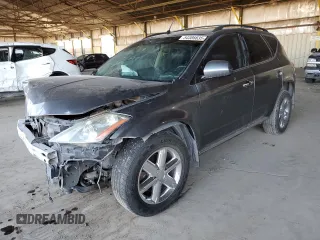 2006 Nissan Murano SL z VIN JN8AZ08T76W404321, wystawiony jako Copart lot #54386835 z przebiegiem Nie podano mil oraz Szkoda całkowita • Salvage title. Historia ofert i sprzedaży dostępna na DreamBid. Obrazek 1.