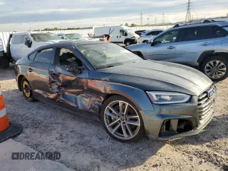 2019 Audi A5 Sportback Premium Plus with VIN WAUENCF57KA075042, listed as a Copart auction lot 80469903 with 0 mi miles. Bid and sale history available at carsss.com. Image 4.